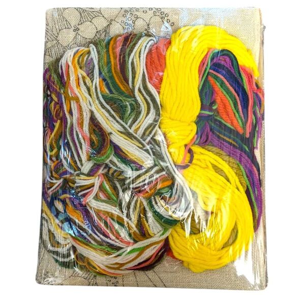 Bucilla Creative Needlecraft Tropicalli Pic Wall Panel Vintage 8394 New 22"x38" - Picture 4 of 4